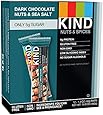 KIND Bars, Dark Chocolate Nuts & Sea Salt, Gluten Free, 1.4 Ounce Bars, 12 Count
