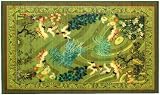 Laser Printed Split Bamboo 2' x 3' Veranda Rug