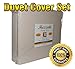 Mezzati Luxury Duvet Cover 3 Piece Set – Soft and Comfortable 1800 Prestige Collection – Brushed Microfiber Bedding (Beige, King Size)