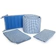 Tadpoles Basics 3 Piece PortaCrib Set - Navy