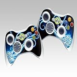 Flower Protective Skin Decorative Decal for XBOX 360 Controller (2pcs in 1)