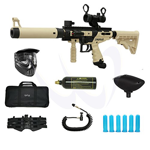 Tippmann Cronus Tactical - Tan - M-LDMRG130 Paintball Gun Deluxe Pack