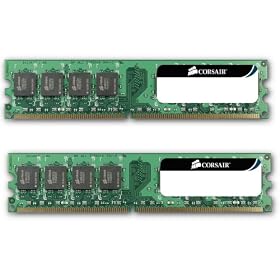 Corsair Memory VS4GBKIT800D2 4 GB PC2-6400 800Mhz 240-pin DDR2 Dual Channel Desktop Memory