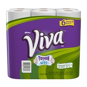 Viva Regular Roll Choose-A-Size Towels, 6 ct