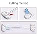 CHICOO Premium Quality Adjustable Multi Use Child Safety Strap Locks - Latches, Blue & White, No Tools and Drilling Required