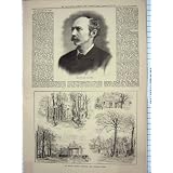 1885 EDWARD DE JONG LONDON HARRIERS BALHAM COURSE SPORT'