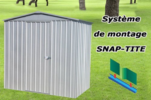 MADEIRA SARL - Abri jardin métal Regent Garden Shed ZA - 4.93 m² - 2.26 x 2.18 x 2.00 m