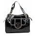 Badgley Mischka Angela Patent,Black,one size
