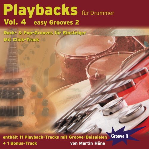 Playbacks für Drummer Vol.4 - Einsteiger CD zum Schlagzeug spielen lernen