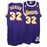 Earvin Magic Johnson Lakers Purple NBA Replica Jersey