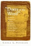Doers of the Word: African-American Women Speakers and Writers in the North (1830-1880)