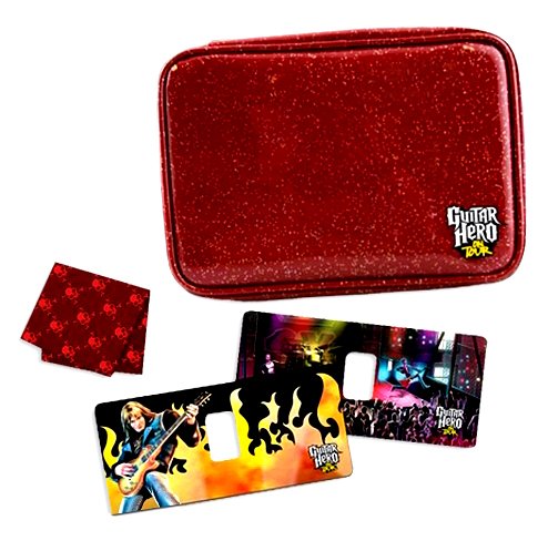 Guitar Hero On Tour: DSL Travel Bundle - Ruby Red (Nintendo DS)