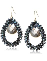 Panacea Black and Gold Earrings