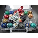 WOWcosplay 18 New Bakugan &18 Metal Card in Bakucase All Different Amazing Gift By World Cup Trophy
