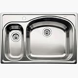 Blanco 510-873R Platinum Kitchen Sink Stainless Steel Stainless Steel 33L. x 22W.