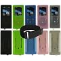 Samsung K3 YP-K3JAB YP-K3JQB MP3 Player Silicone Skin Case Cover Accessory Kit with Adjustable Armband - 5 Color Choices
