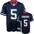 Trent Edwards Reebok NFL Navy Premier Buffalo Bills Jersey
