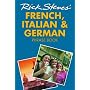 Rick Steves' French, Italian, and German Phrase Book and Dictionary