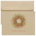 Natural Wreath Holiday Cards