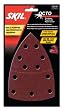 Skil 73110 Octo Sandpaper 60-80-120 Grit Variety - 5 Pack