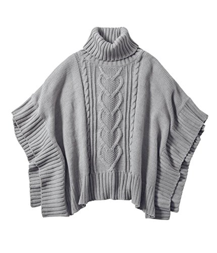 (ピーチ・ジョン)PEACH JOHN モーニングケーブルニットポンチョ