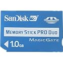 SanDisk 1 GB Memory Stick Pro Duo (SDMSPD-1024-A11)