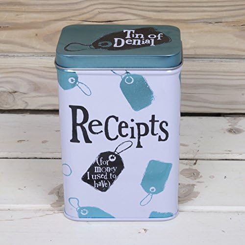 The Bright Side Receipts Tin - For Money I Used To Have (New Design for 2016)