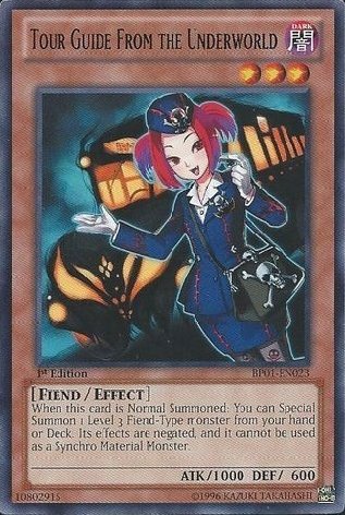 Yu-Gi-Oh! - Tour Guide From the Underworld (BP01-EN023) - Battle Pack: Epic Dawn - 1st Edition - Rare On Sale
