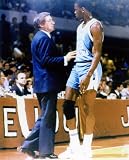 MICHAEL JORDAN & DEAN SMITH UNC TARHEELS 8X10 SPORTS ACTION PHOTO J