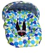 Hot Toddies Infant Car Seat Cover for Side Impact Protection Car Seats Avery Dot Blue
