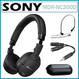 Sony MDR-NC200D Digital Noise-Canceling Headphones + Sony Vertical Headphones + Cable Clip + Audio Splitter
