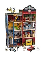 Hot Sale KidKraft Deluxe Home Town Heroes Rescue Wooden Play Set (63265)