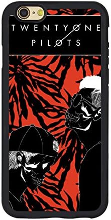 Twenty One Pilots skull style phone Case Black TPU 4.7 Inch For Apple iPhone 6/6s