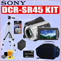 Sony DCRSR45 30GB Hard Drive Handycam Camcorder and Accessory Outfit - Sony ASONDCRSR45K1