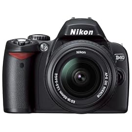 Nikon デジタル一眼レフカメラ D40 レンズキット ブラック D40BLK
