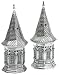 Arthur Court Kentucky Derby Spire Salt and Pepper Set