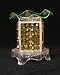 Amber Color Beaded Electric Fragrant Oil Burner & Table Lamp with Dimmer Switch / LP6021