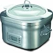 DeLonghi DCP707 Stainless-Steel Programmable 5-Quart Slow Cooker