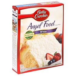 Betty Crocker Angel Food Cake Mix, White, 16-Ounce Boxes (Pack of 12)