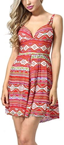Women's Fashion Spaghetti Strap Cami Jumpsuit Dress Loose Fit Floral Romper