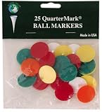 New! Ball Markers Quarter Size-25 Pack - Mixed Color