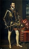 Oil Painting 'Pantoja De La Cruz Juan El Emperador Carlos V 1605' 8 x 14 inch / 20 x 35 cm , on High Definition HD canvas prints is for Gifts And Hallway, Kids Room And Study Room Decoration