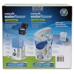 Waterpik Waterflosser Ultra and Waterpik Traveler Flosser plus 12 Accessory Tips & Tip Storage Case