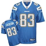 Reebok San Diego Chargers Vincent Jackson Replica Alternate Jersey Extra Large