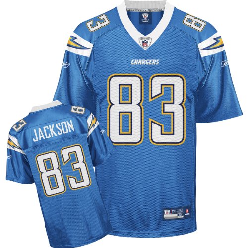 Vincent Jackson Jersey: Reebok Powder Blue Replica #83 San Diego Chargers Jersey - X-Large
