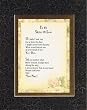 Touching and Heartfelt Poem for Sisters - To My Sister-in-Law Poem on 11 x 14 inches Double Beveled Matting