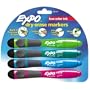 Expo Grip  Chisel 4 Pack Aqua Lime Pink Turquoise