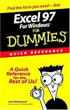 Excel 97 for Windows for Dummies Quick Reference