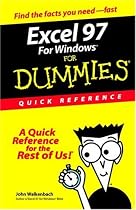 Excel 97 For Windows For Dummies: Quick Reference