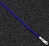 16 &acute; Blue Cord Necklace - Sterling Silver Jewelry - B0000DGL3G